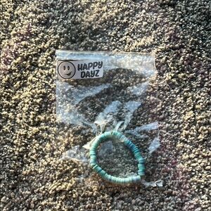 Green Braided Silicone Jewelry Bracelet